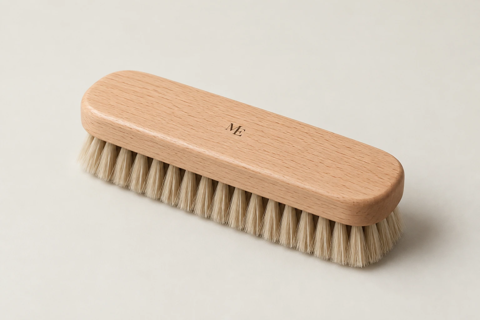Suede Brush in Natural, Studio view